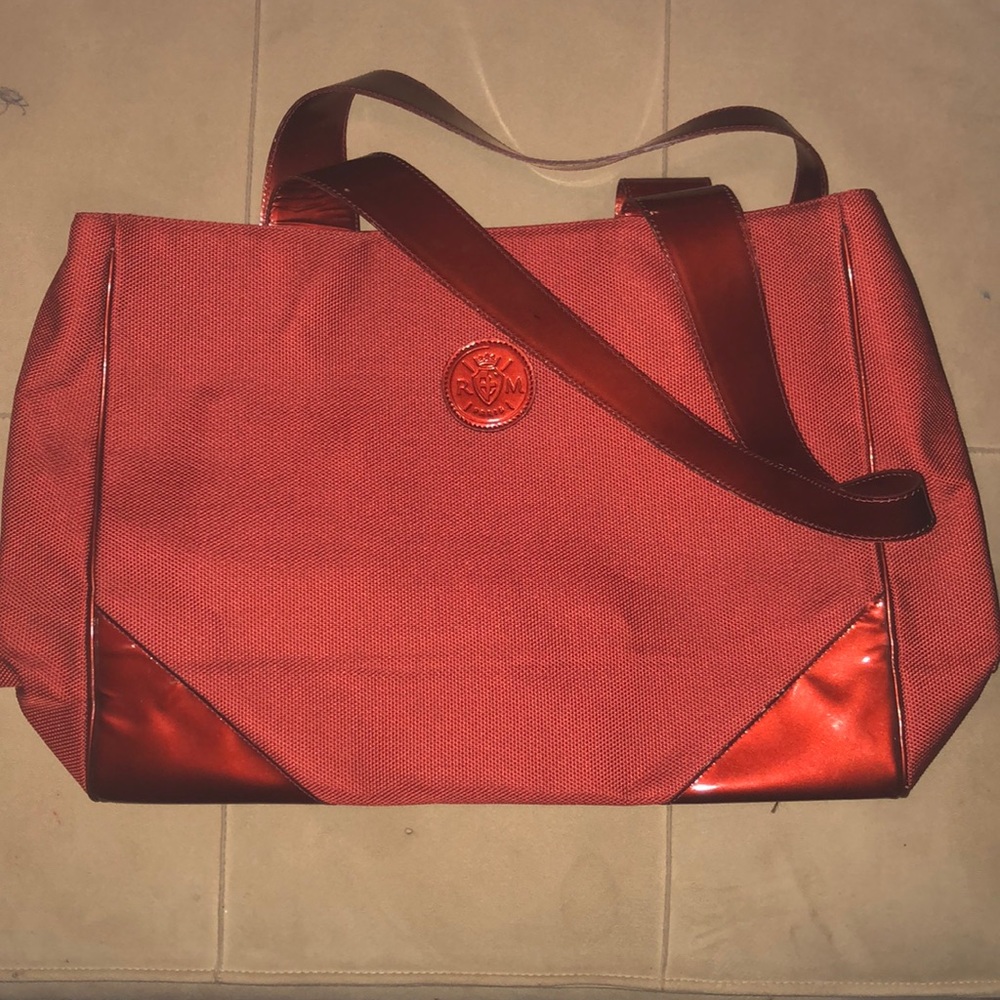 Red Canvas handbag